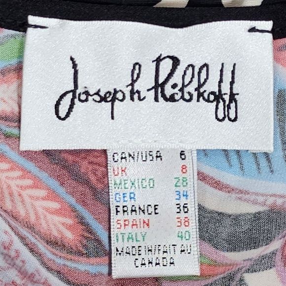 Joseph Ribkoff Multicolor Tunic with Kimono Set  size 6 - Picture 12 of 13